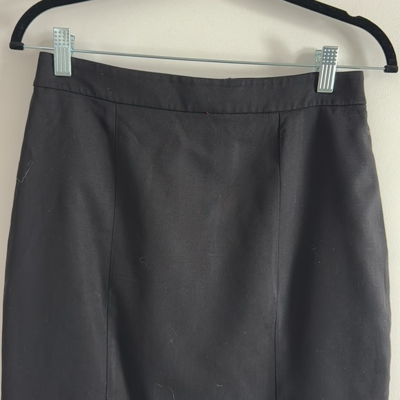 Club Monaco Wool Pencil Skirt – Black, Lined, Size 4 - Picture 4 of 6